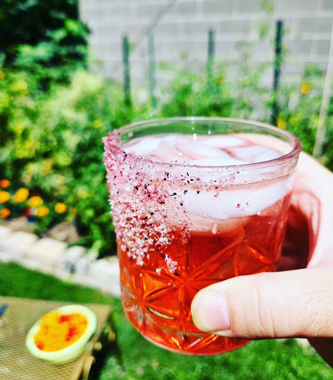 Hibiscus Sunrise Margarita (or Daiquiri)