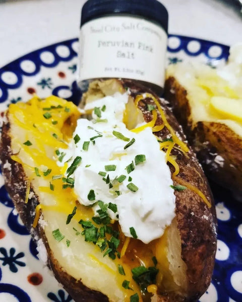 Peruvian Salt Crusted Baked Potato