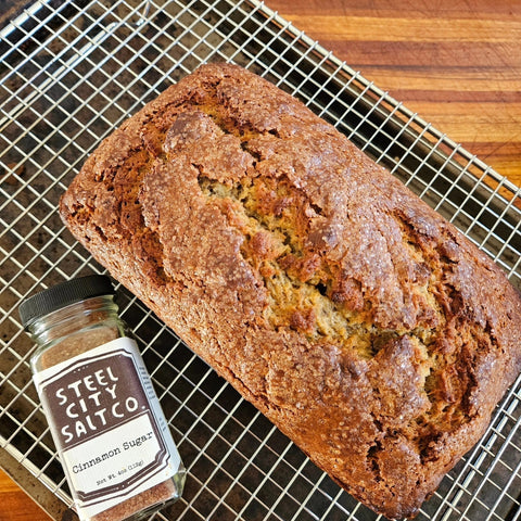 Cinnamon Sugar Banana Bread