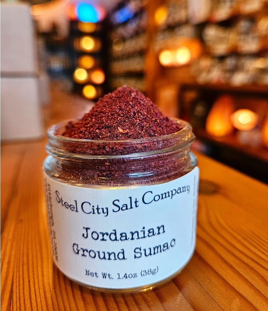 Sumac Salt Jordanian Sumac | Premium Ground Sumac Spice – Steel City Salt Company